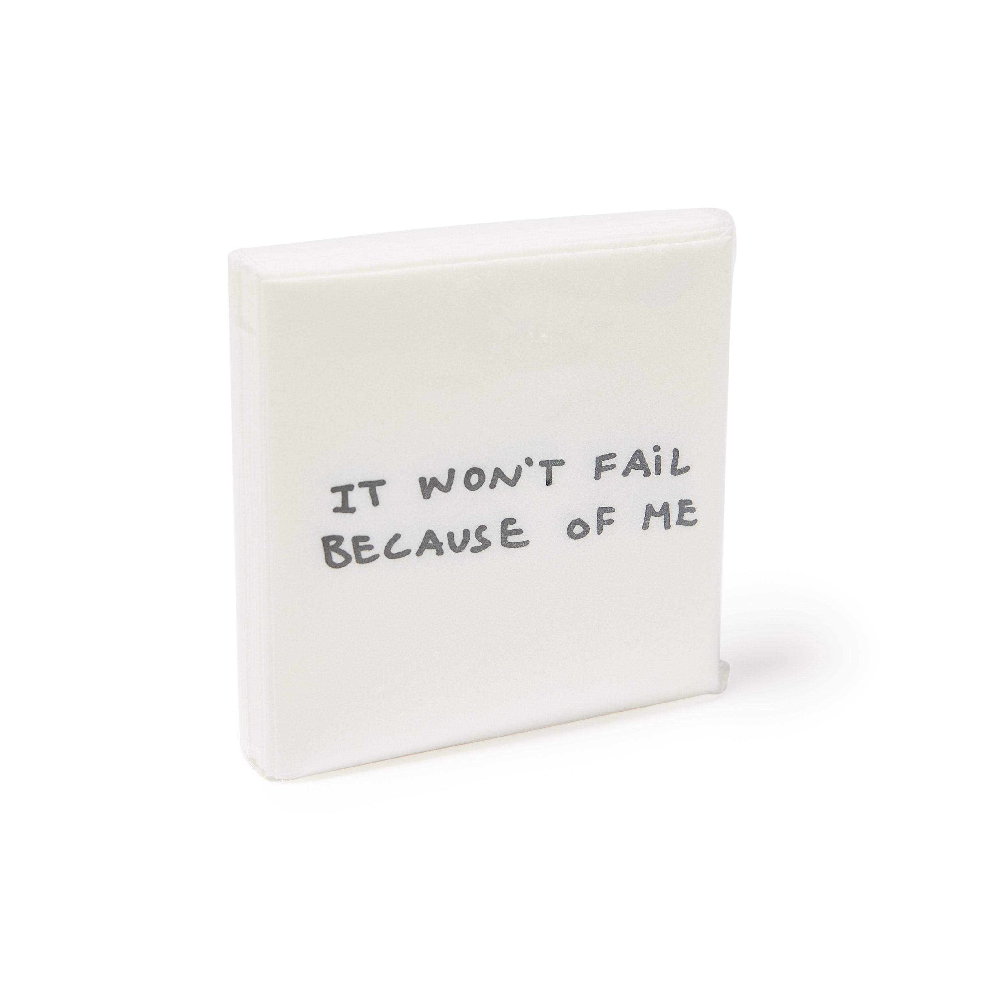 Tom Sachs: "It Won't Fail Because of Me" Cocktail Napkins