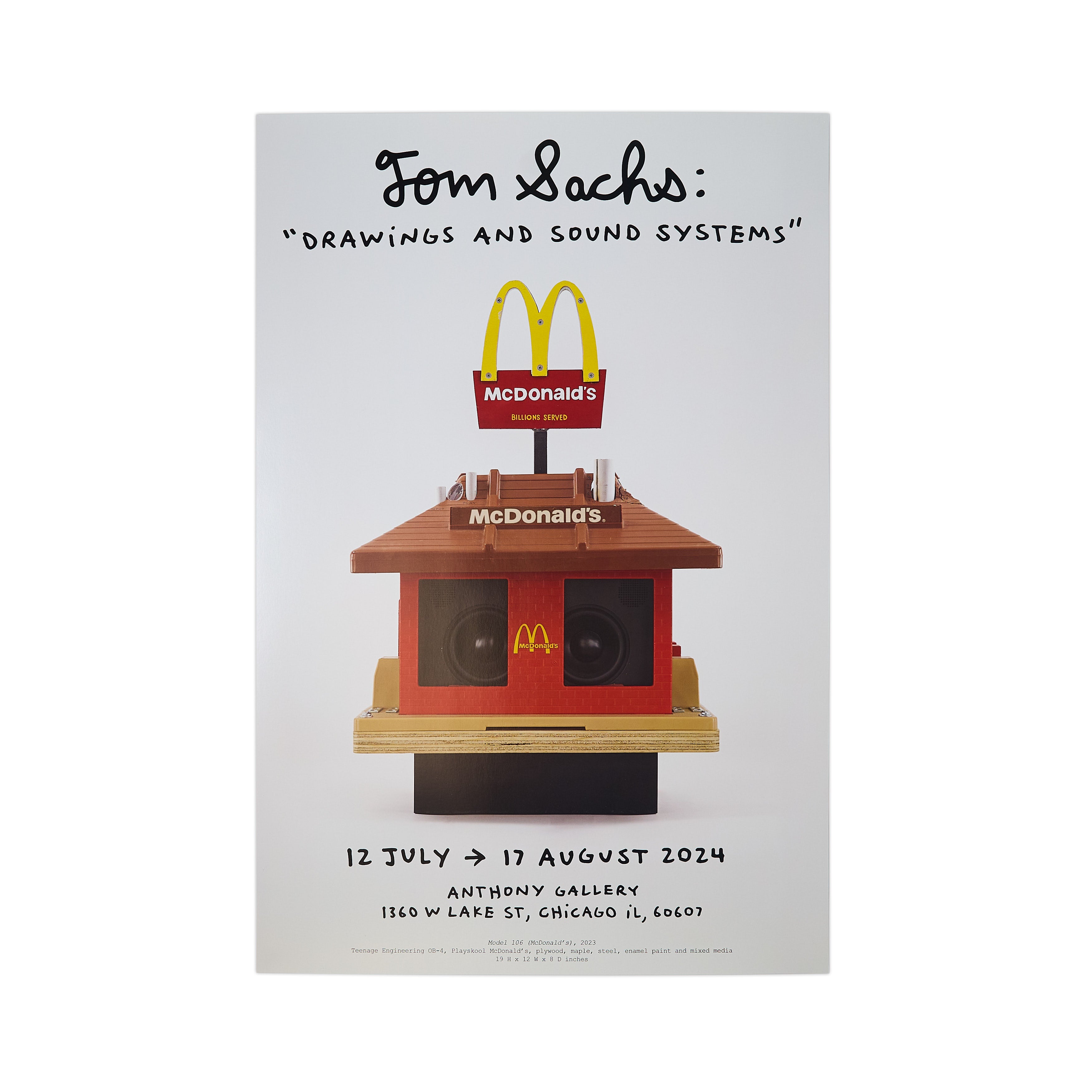 Tom Sachs Poster: McDonald’s 106